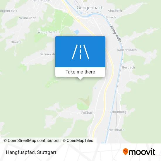 Hangfuspfad map