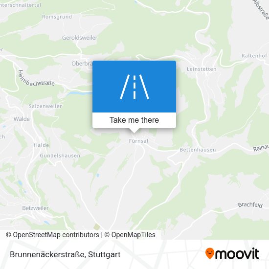 Brunnenäckerstraße map