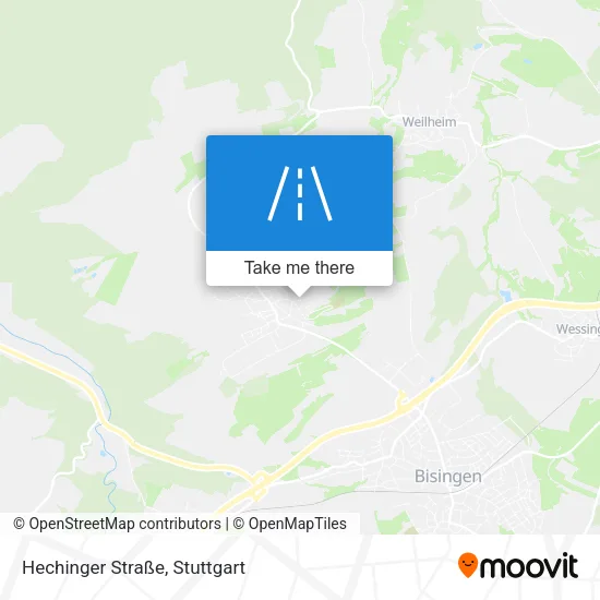 Карта Hechinger Straße