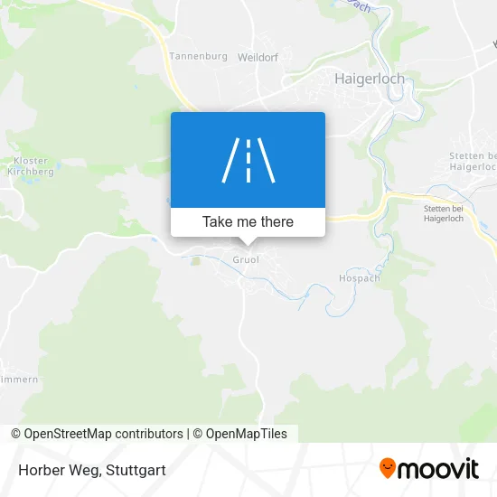 Карта Horber Weg