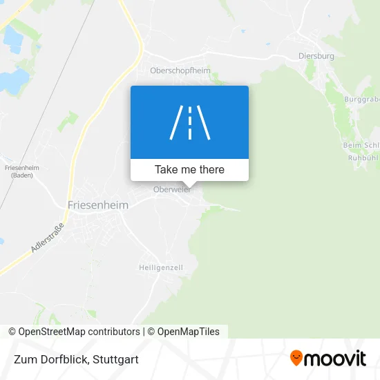 Карта Zum Dorfblick