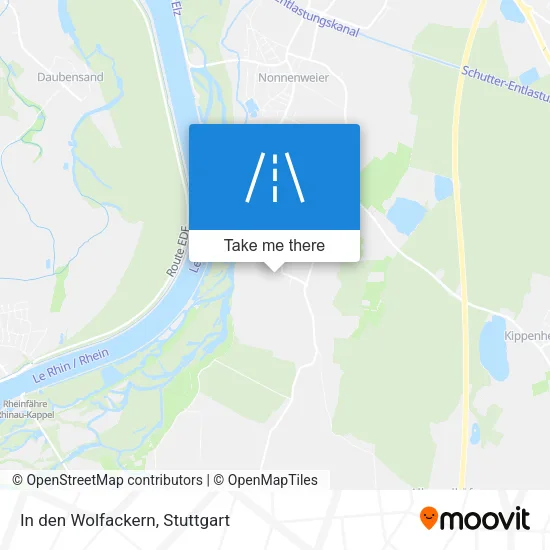 Карта In den Wolfackern