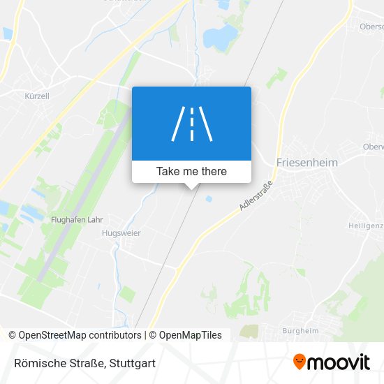 Römische Straße map