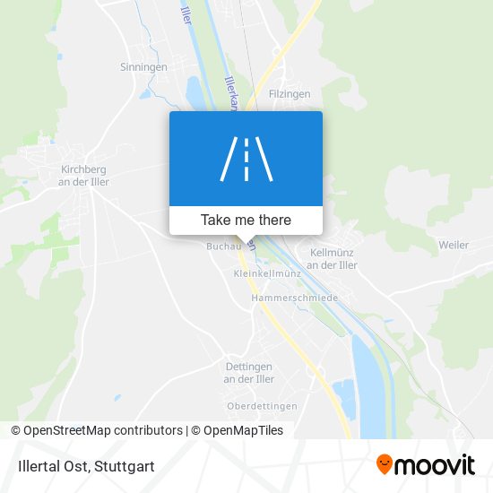 Illertal Ost map