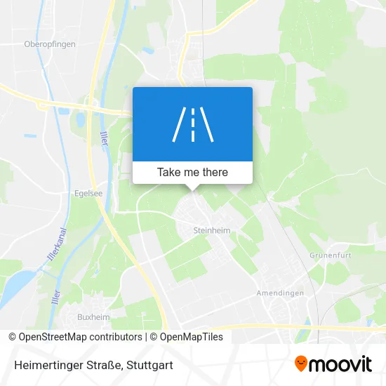 Карта Heimertinger Straße