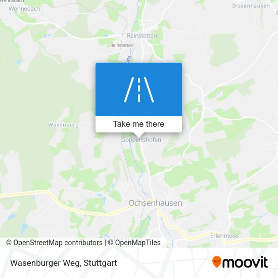 Wasenburger Weg map