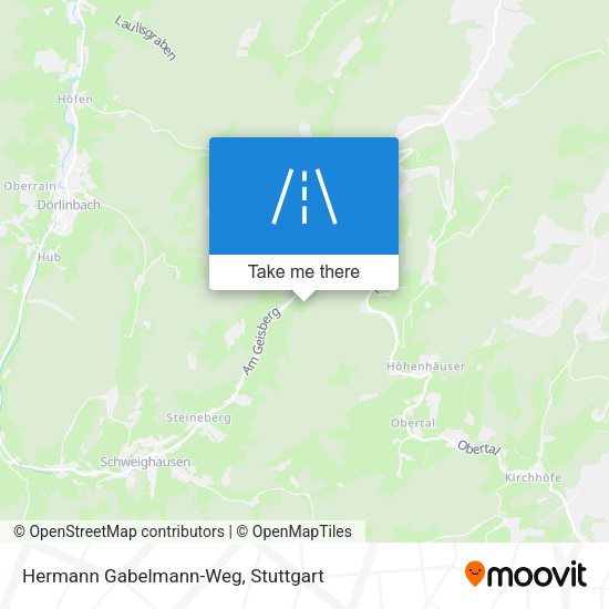 Hermann Gabelmann-Weg map