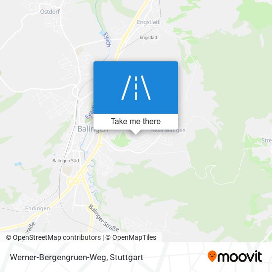 Карта Werner-Bergengruen-Weg
