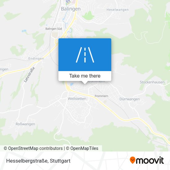 Hesselbergstraße map
