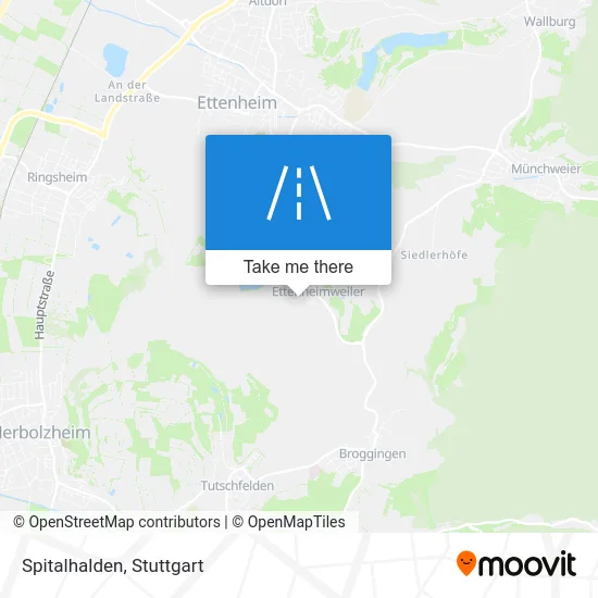 Карта Spitalhalden