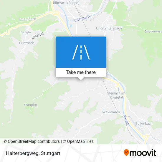 Halterbergweg map
