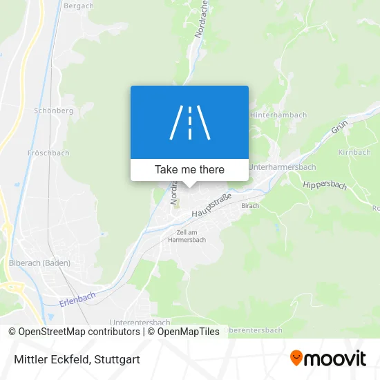 Карта Mittler Eckfeld