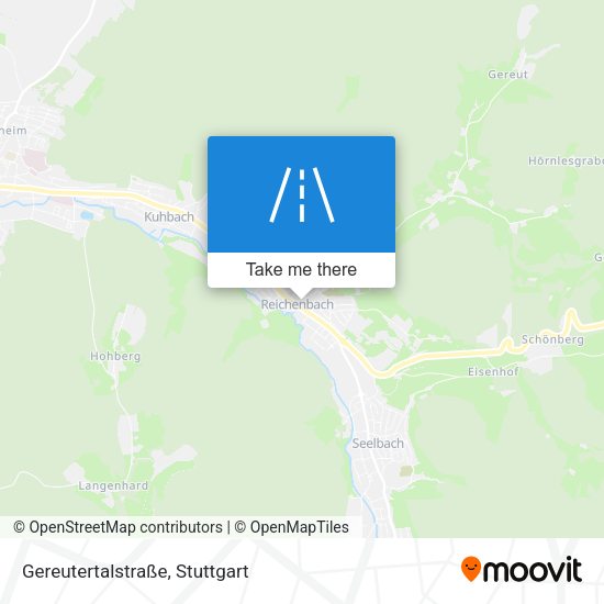 Gereutertalstraße map