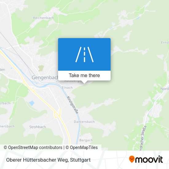 Oberer Hüttersbacher Weg map