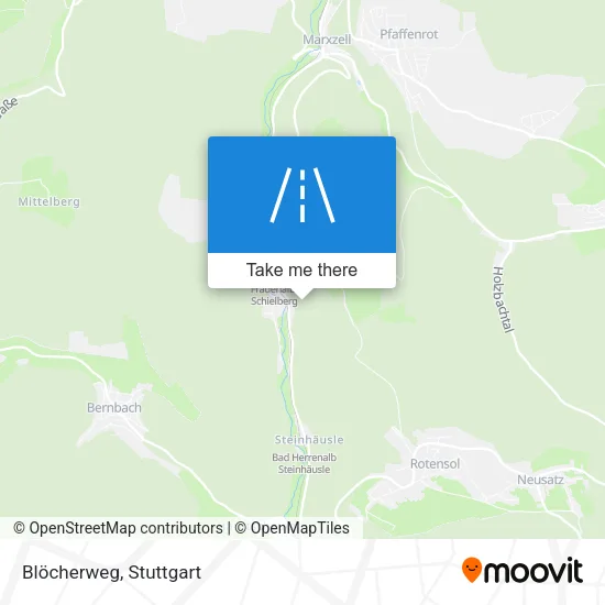 Карта Blöcherweg