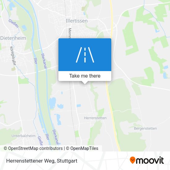 Herrenstettener Weg map