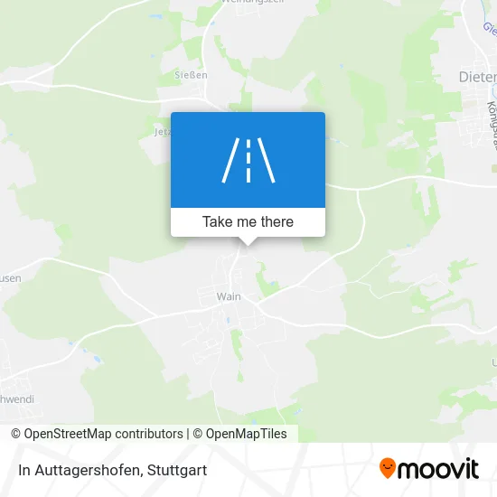 In Auttagershofen map