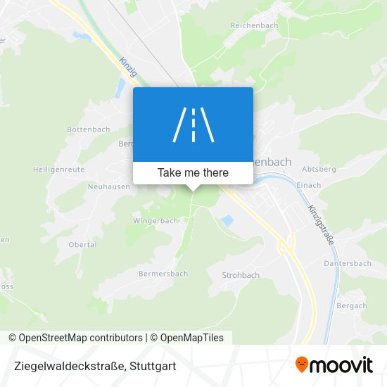 Карта Ziegelwaldeckstraße