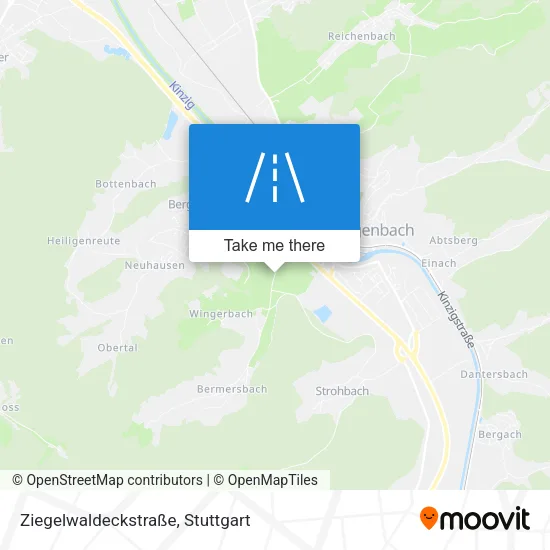 Карта Ziegelwaldeckstraße