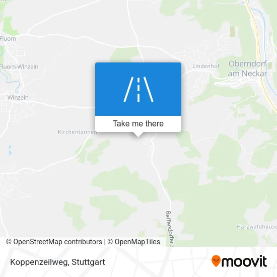 Карта Koppenzeilweg