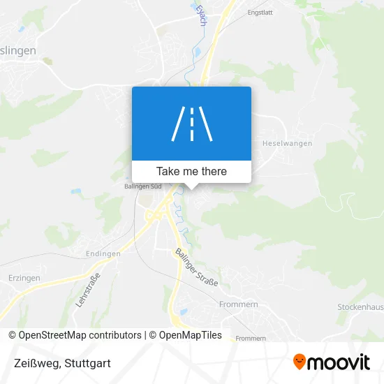 Карта Zeißweg