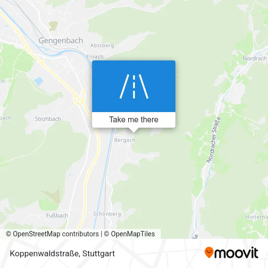 Карта Koppenwaldstraße