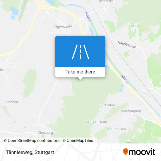 Карта Tännlesweg