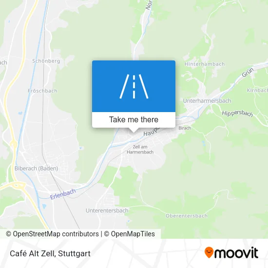Карта Café Alt Zell