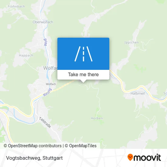Карта Vogtsbachweg