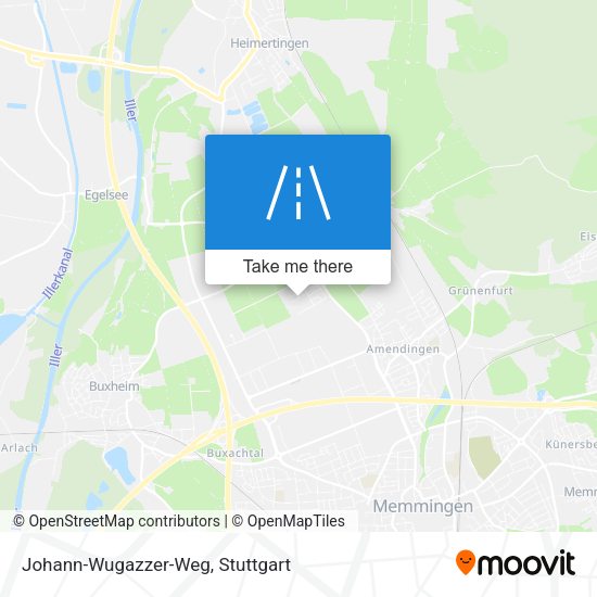 Johann-Wugazzer-Weg map