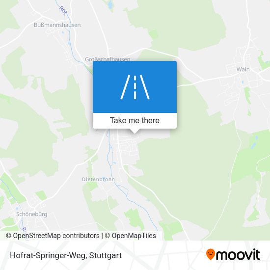Hofrat-Springer-Weg map