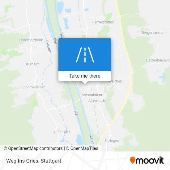 Карта Weg Ins Gries