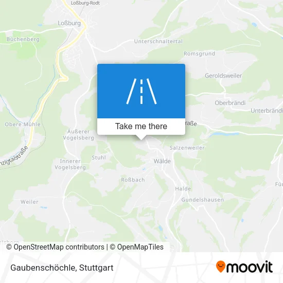 Карта Gaubenschöchle