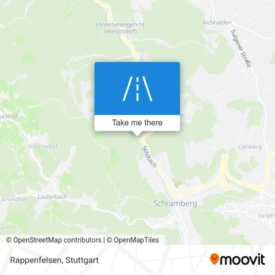 Карта Rappenfelsen
