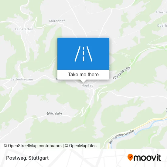 Карта Postweg