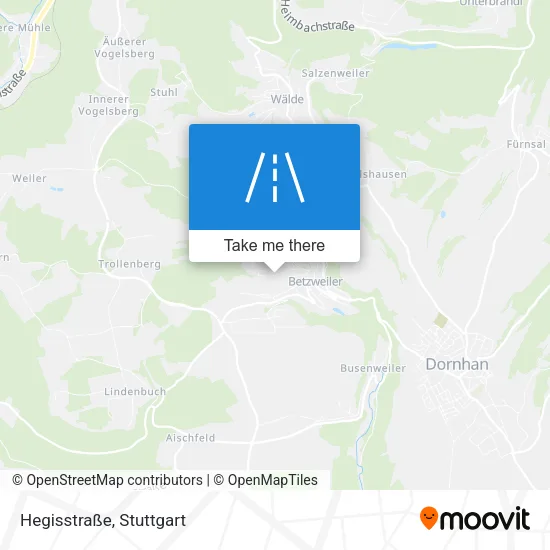 Карта Hegisstraße