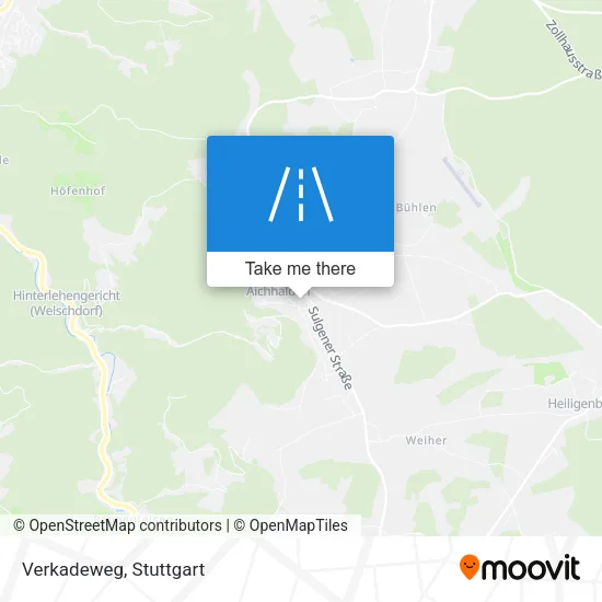 Карта Verkadeweg