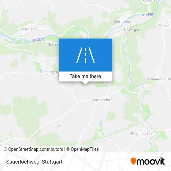 Карта Sauerlochweg