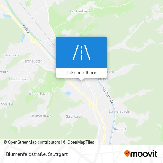 Карта Blumenfeldstraße
