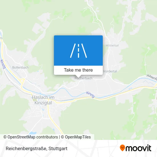 Карта Reichenbergstraße