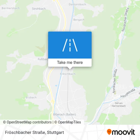 Карта Fröschbacher Straße