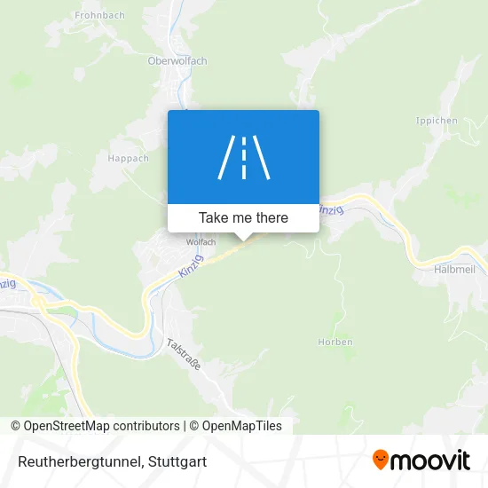 Карта Reutherbergtunnel