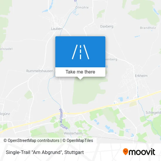 Карта Single-Trail "Am Abgrund"