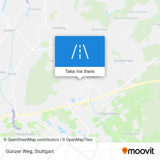 Карта Günzer Weg