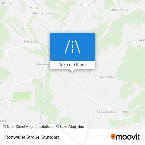 Карта Rottweiler Straße