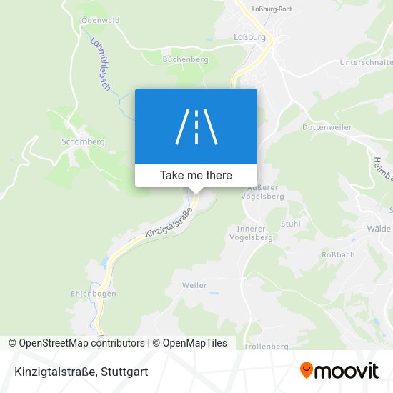 Kinzigtalstraße map