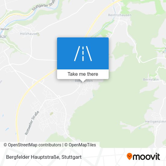 Bergfelder Hauptstraße map