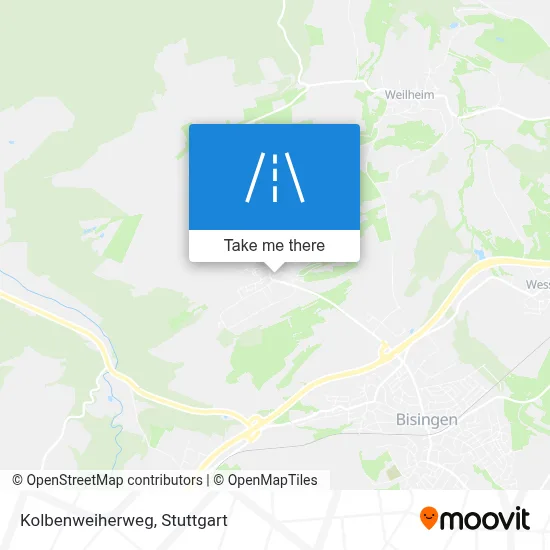 Kolbenweiherweg map