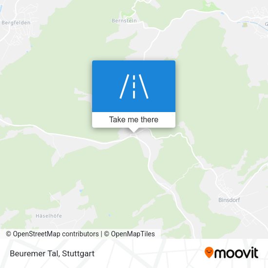 Карта Beuremer Tal