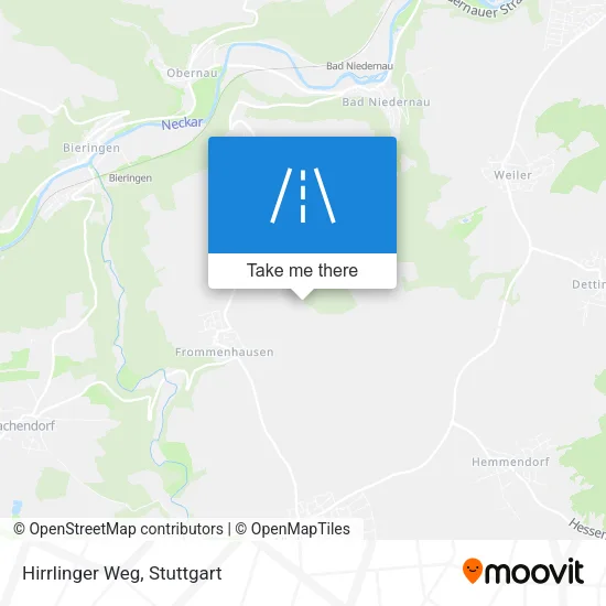 Карта Hirrlinger Weg